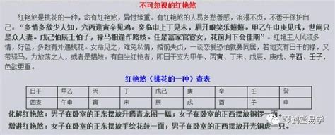 桃花煞八字